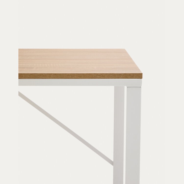 Письменный стол Lisbet 120x60 металл белый