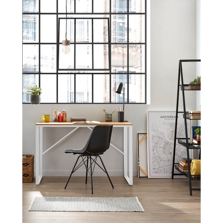 Письменный стол Lisbet 120x60 металл белый