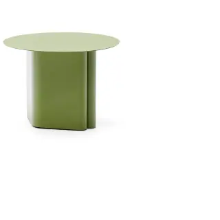 Столик Arvin из железа зеленого цвета Ø 55 см