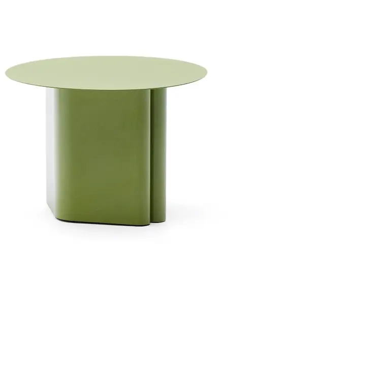 Столик Arvin из железа зеленого цвета Ø 55 см