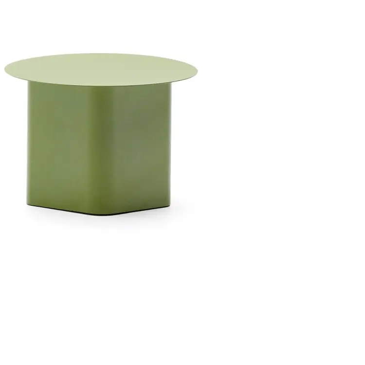 Столик Arvin из железа зеленого цвета Ø 55 см