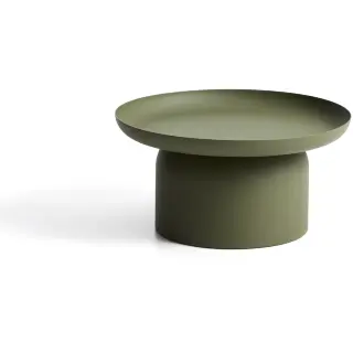 Уличный столик Arcola из зеленого алюминия, диаметр 70 см