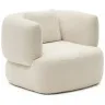 Martina Кресло из необработанной ткани букле