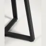 Круглый стол из терраццо Tella, черный Ø 75 см