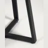 Круглый стол из терраццо Tella, черный Ø 75 см