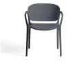 Уличный стул Ania темно-серый пластиковый