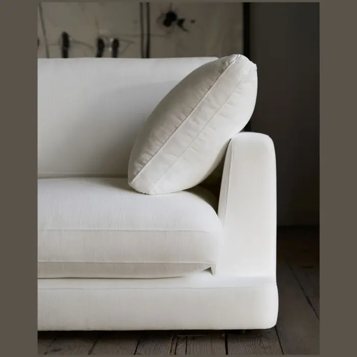 Gala 4-местный диван с левым шезлонгом белый 300 см