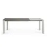 Стол Atta 160 (220) x90 керамика серый