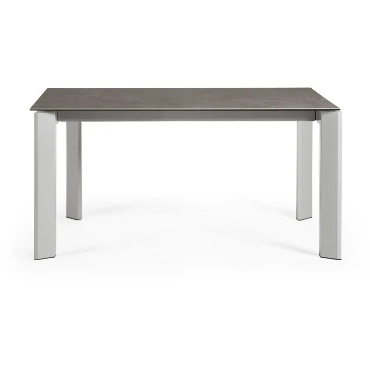 Стол Atta 160 (220) x90 керамика серый