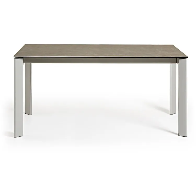 Стол Atta 160 (220) x90 керамика серый