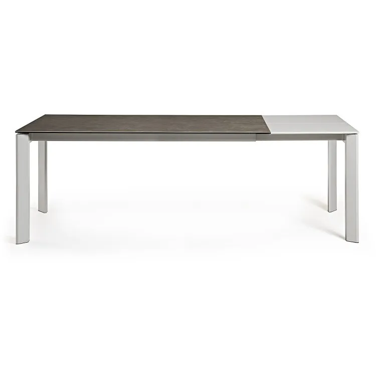 Стол Atta 160 (220) x90 керамика серый