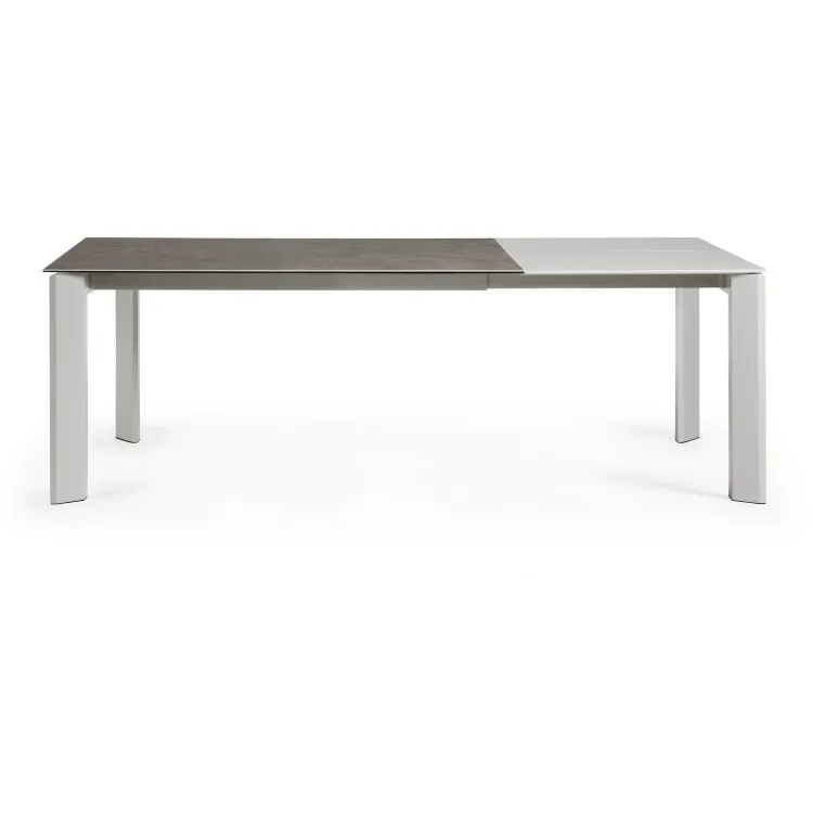 Стол Atta 160 (220) x90 керамика серый