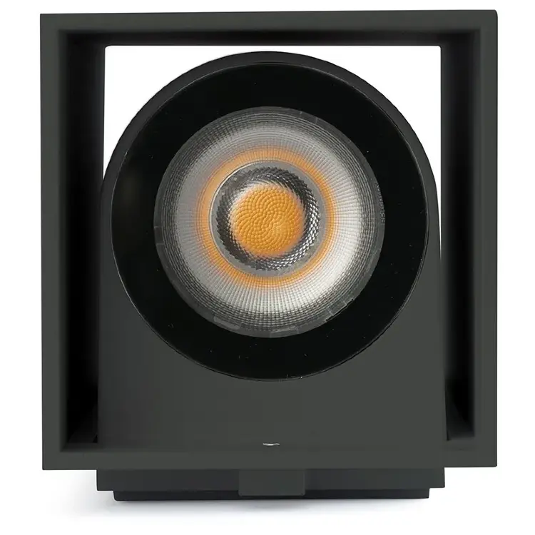 KOV Уличный настенный светильник черный LED 2x6W 3000K 23°/23°