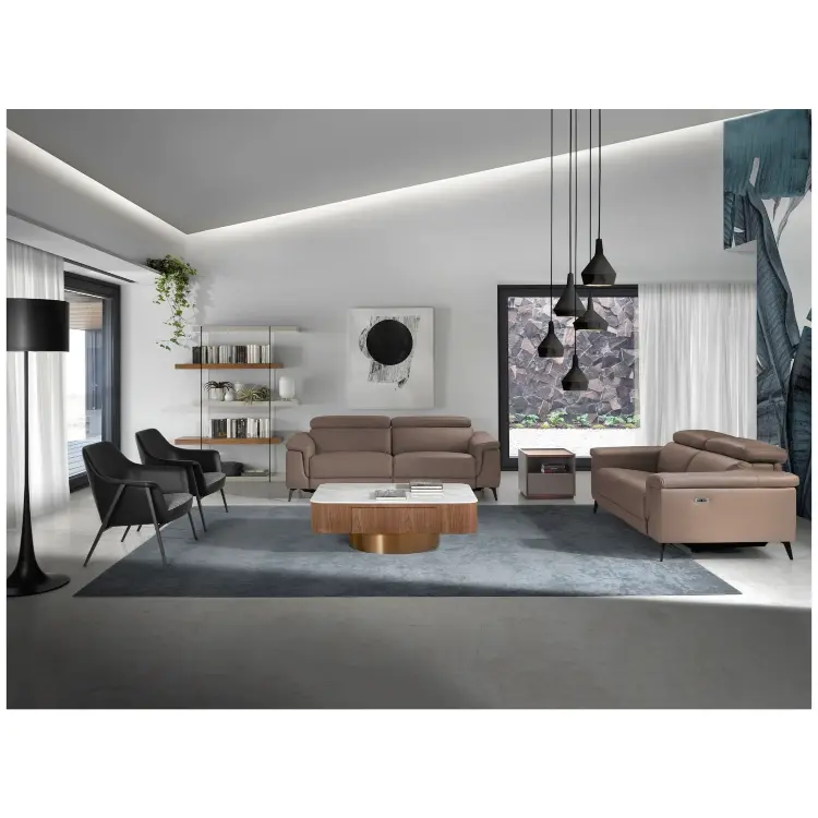 Диван 5319-2P-M9922 /6106 2-х местный с реклайнером