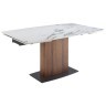Раздвижной обеденный стол 1133/DT966 из керамики в мраморной отделке