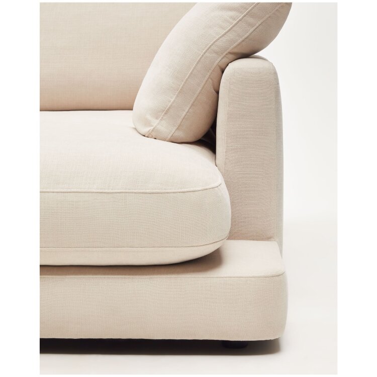 Gala 4-местный диван с правым шезлонгом бежевый 300 см