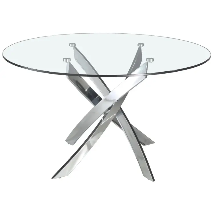 Стол обеденный F2133 /1061 стеклянный Ø120