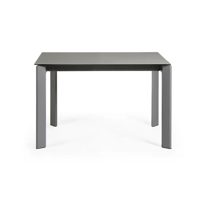 Стол Atta 120 (180) x80 антрацит, керамика