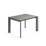 Стол Atta 120 (180) x80 антрацит, керамика