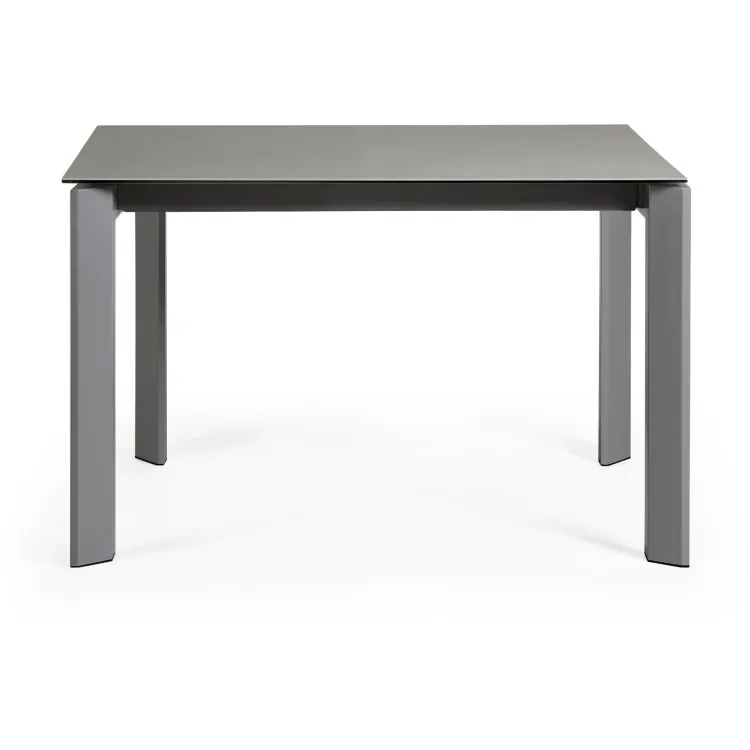 Стол Atta 120 (180) x80 антрацит, керамика