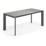 Стол Atta 120 (180) x80 антрацит, керамика