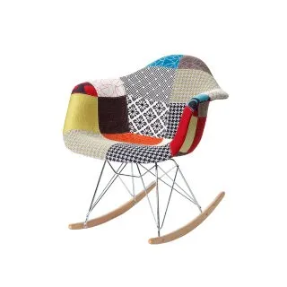 Стул Eames RAR Rocking Patchwork