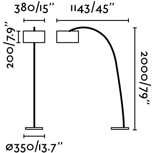 Торшер Papua белый 1xE27 60W
