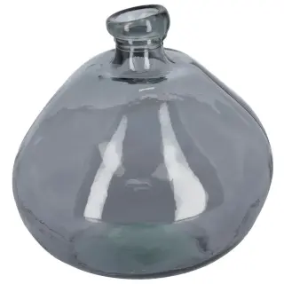 Ваза Anner 33 cm темно-синее стекло