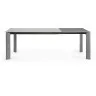 Стол Atta 160 (220) x90 антрацит, темно-серый, стекло
