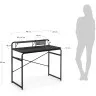 Письменный стол Foreman 98 x 48 черный
