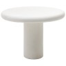 Круглый стол Addaia из белого цемента Ø90 см