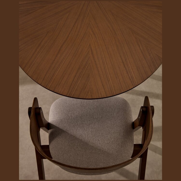 Стол Naanim из орехового шпона 180 x 110 см