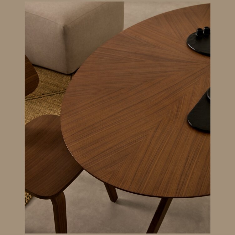 Стол Naanim из орехового шпона 180 x 110 см