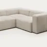 Угловой 4-х местный диван Blok 320 x 230 cm бежевый