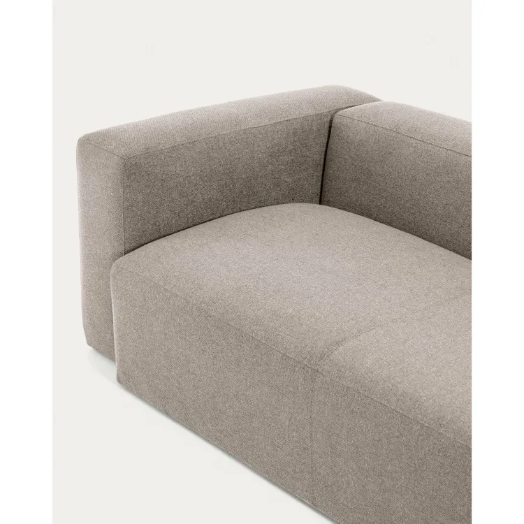 Угловой 4-х местный диван Blok 320 x 230 cm бежевый