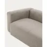 Угловой 4-х местный диван Blok 320 x 230 cm бежевый
