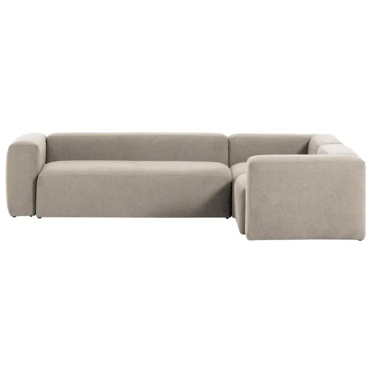 Угловой 4-х местный диван Blok 320 x 230 cm бежевый