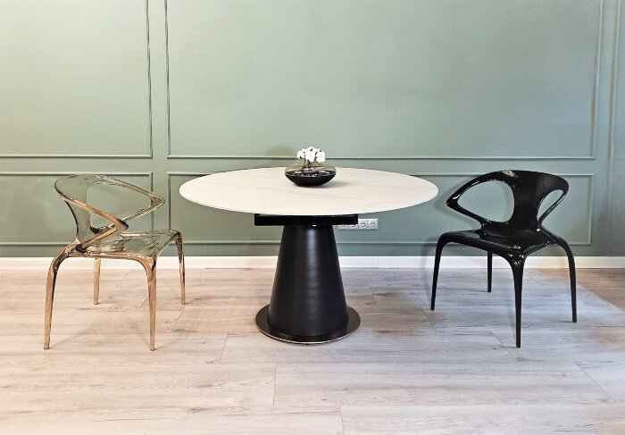 Стол обеденный раскладной круглый F328