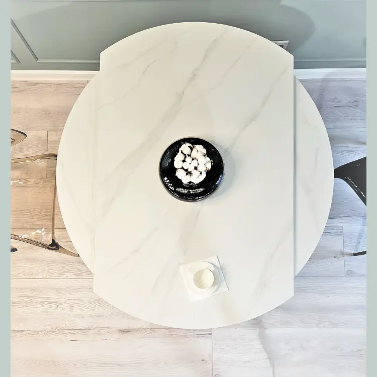 Стол обеденный раскладной круглый F328