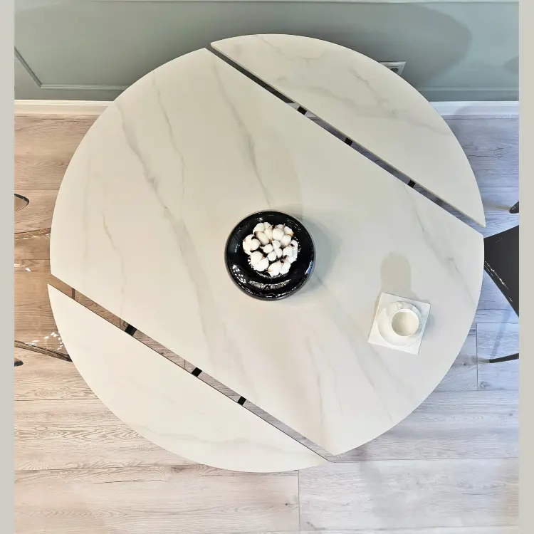 Стол обеденный раскладной круглый F328