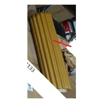 Столик Onica с круглой столешницей, латунный металл, медовый