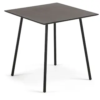 Стол Ulrich 75х75 черный