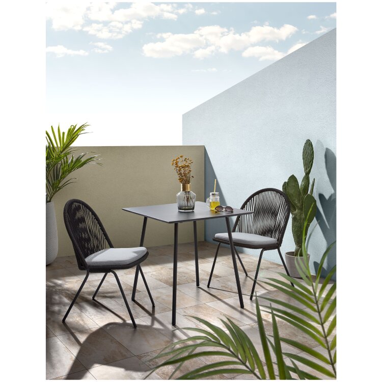 Стол Ulrich 75х75 черный