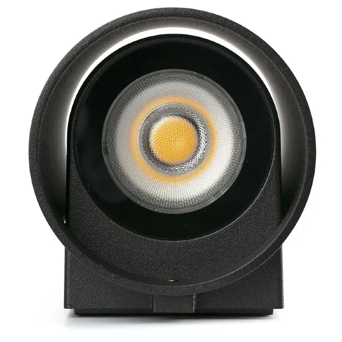 KOV 2L Настенный светильник круглый черный LED 2x6W 3000K 23°/34°