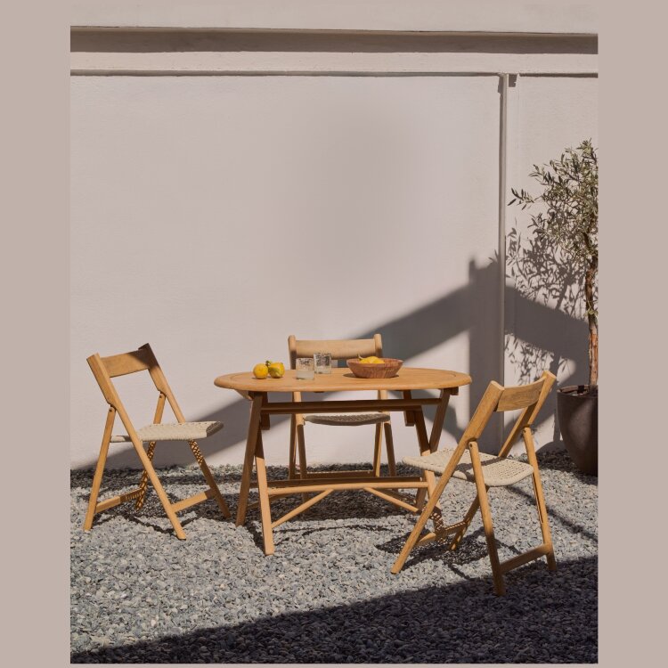 Складной стол Dandara из 100% массива акации