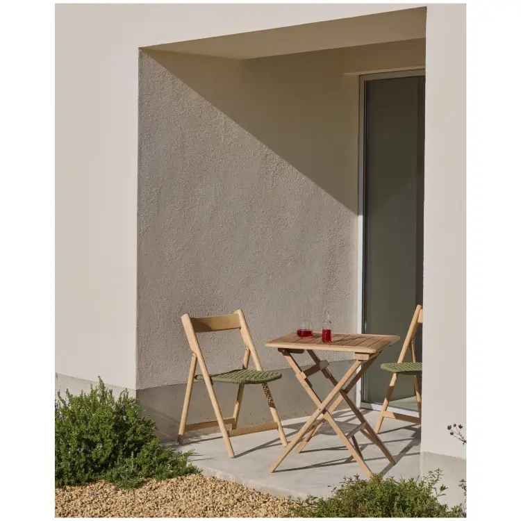 Складной стол Dandara деревянный 66 x 66 см