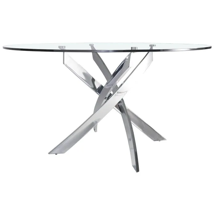 Стол обеденный F2133 /1061 стеклянный Ø140