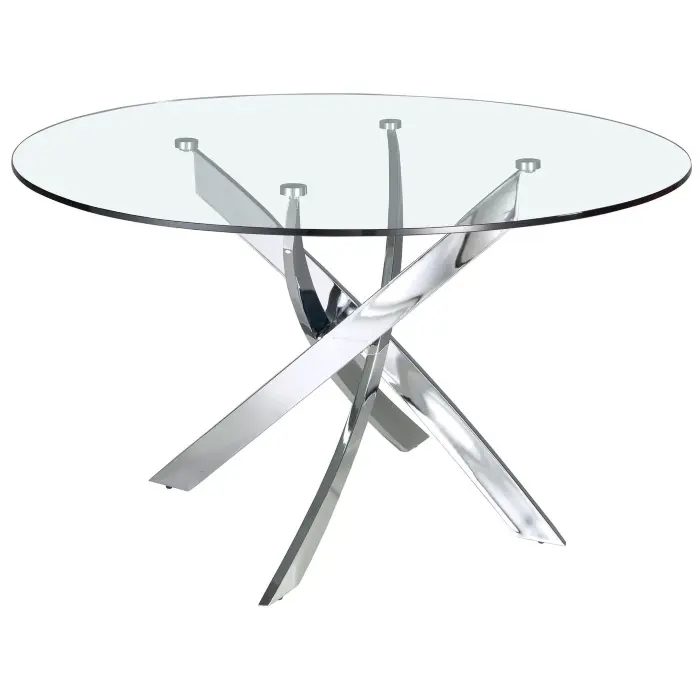 Стол обеденный F2133 /1061 стеклянный Ø140