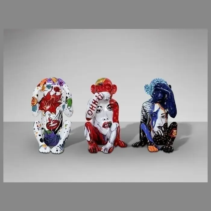 Набор из 3-х фигурок Monos Sabios GRAFITI