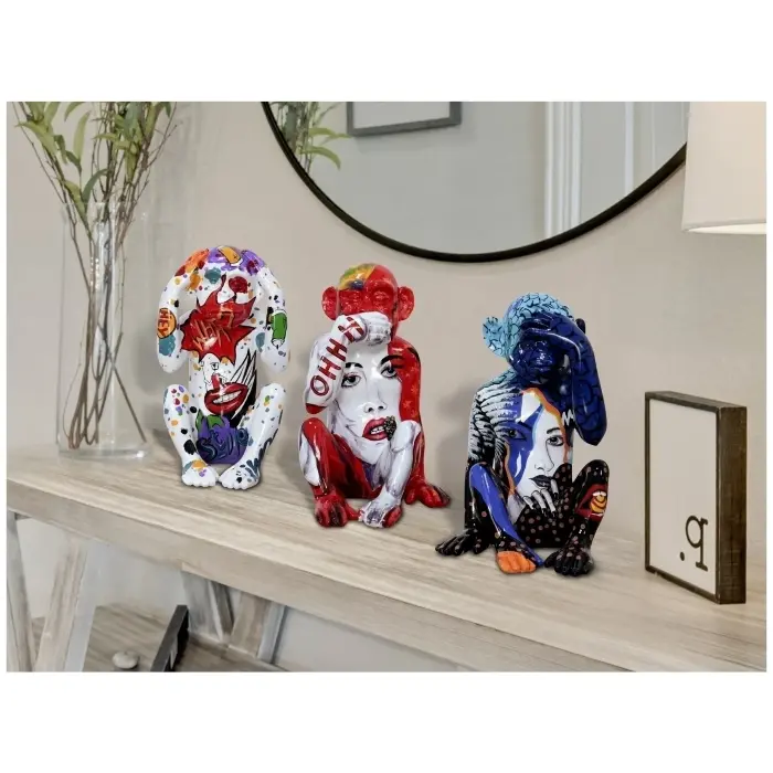 Набор из 3-х фигурок Monos Sabios GRAFITI